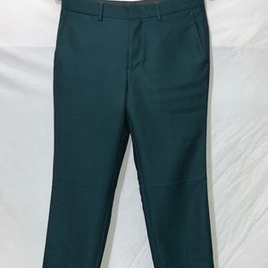 TopMan Green Snake Print Dress Pant